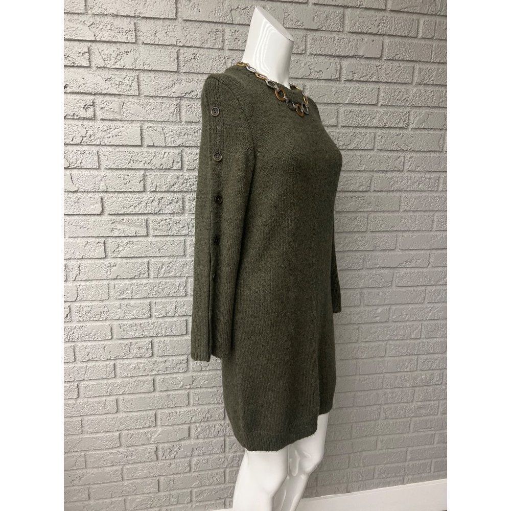 Madewell Donegal Button Sleeve Sweater Mini Dress Size XXS - Picture 6 of 11